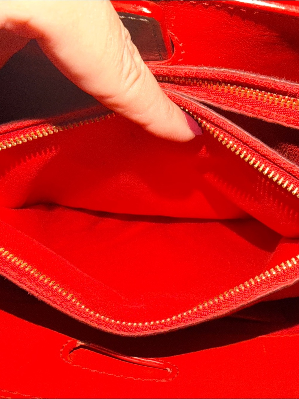 Christian Louboutin Paloma Medium Black Tote with Tan Handles and Gold Accents - Picture 13 of 16